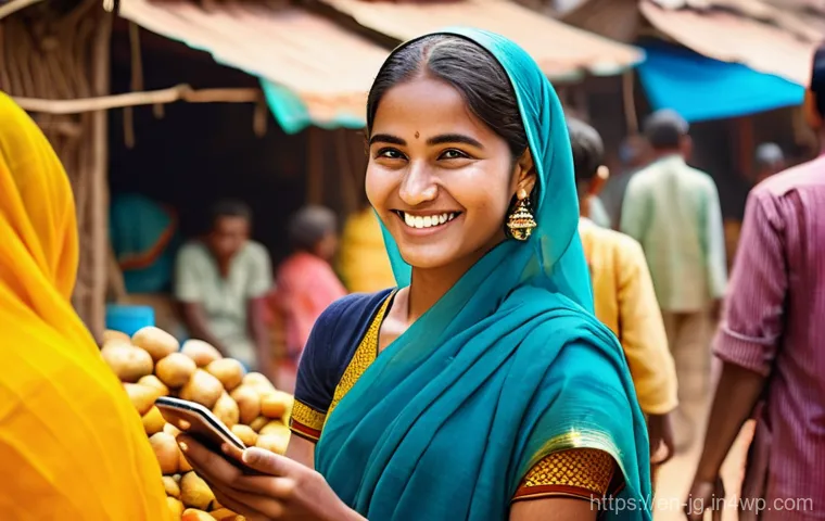 호혜적 교환 시스템에서의 기술 혁신 - **Prompt:** A dynamic and colorful digital painting depicting a diverse group of creators – a musici...