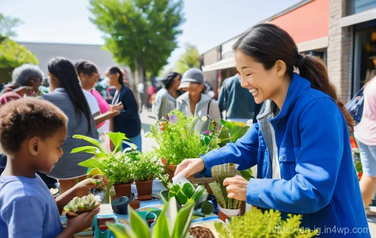 호혜적 교환 시스템의 시장 분석 - **Prompt:** Two young adults, both dressed in stylish, modern casual clothing, are engaged in a dyna...