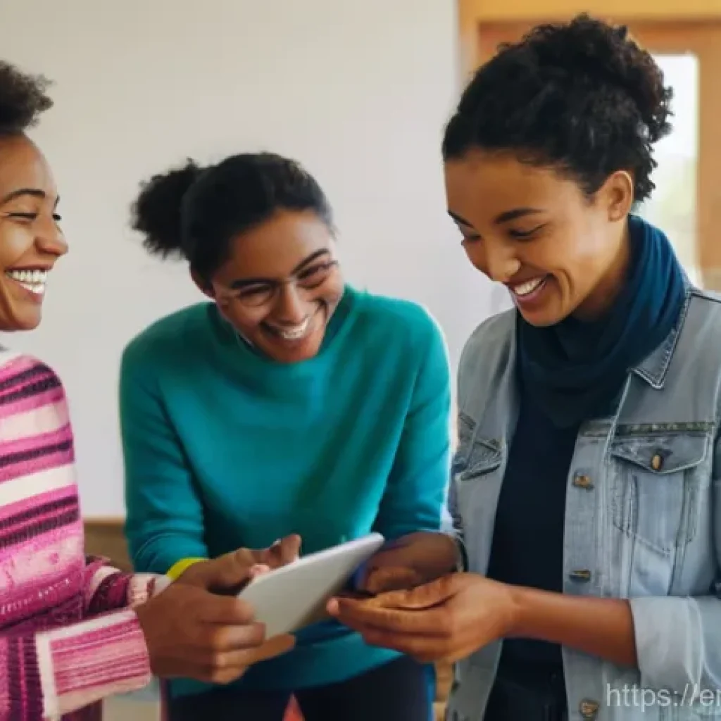 호혜적 교환 시스템과 사회적 기업 - A vibrant and diverse group of adults and young people (all respectfully dressed in everyday casual ...