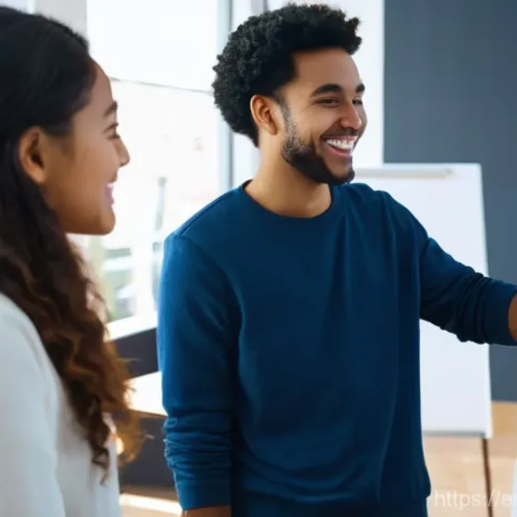 호혜적 교환 시스템의 통합적 접근 방식 - **Prompt:** A diverse group of young adults and teenagers, all wearing casual, modest clothing, gath...
