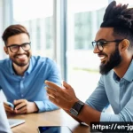 호혜적 교환 시스템의 사용자 참여 촉진 방안 - A vibrant digital community platform interface showcasing diverse users engaging in collaborative pr...